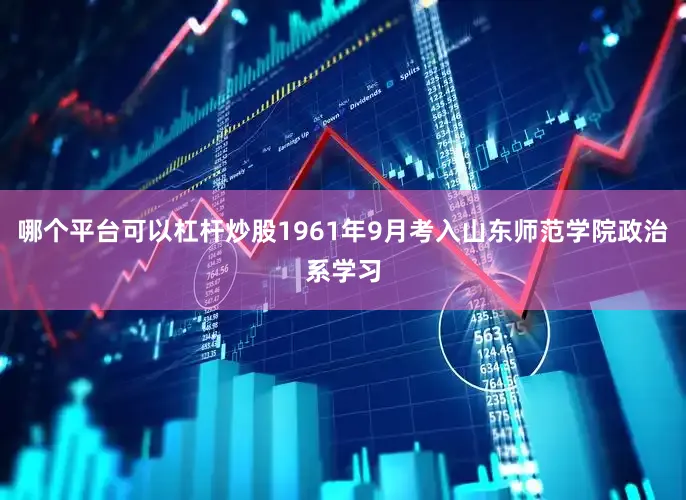 哪个平台可以杠杆炒股1961年9月考入山东师范学院政治系学习